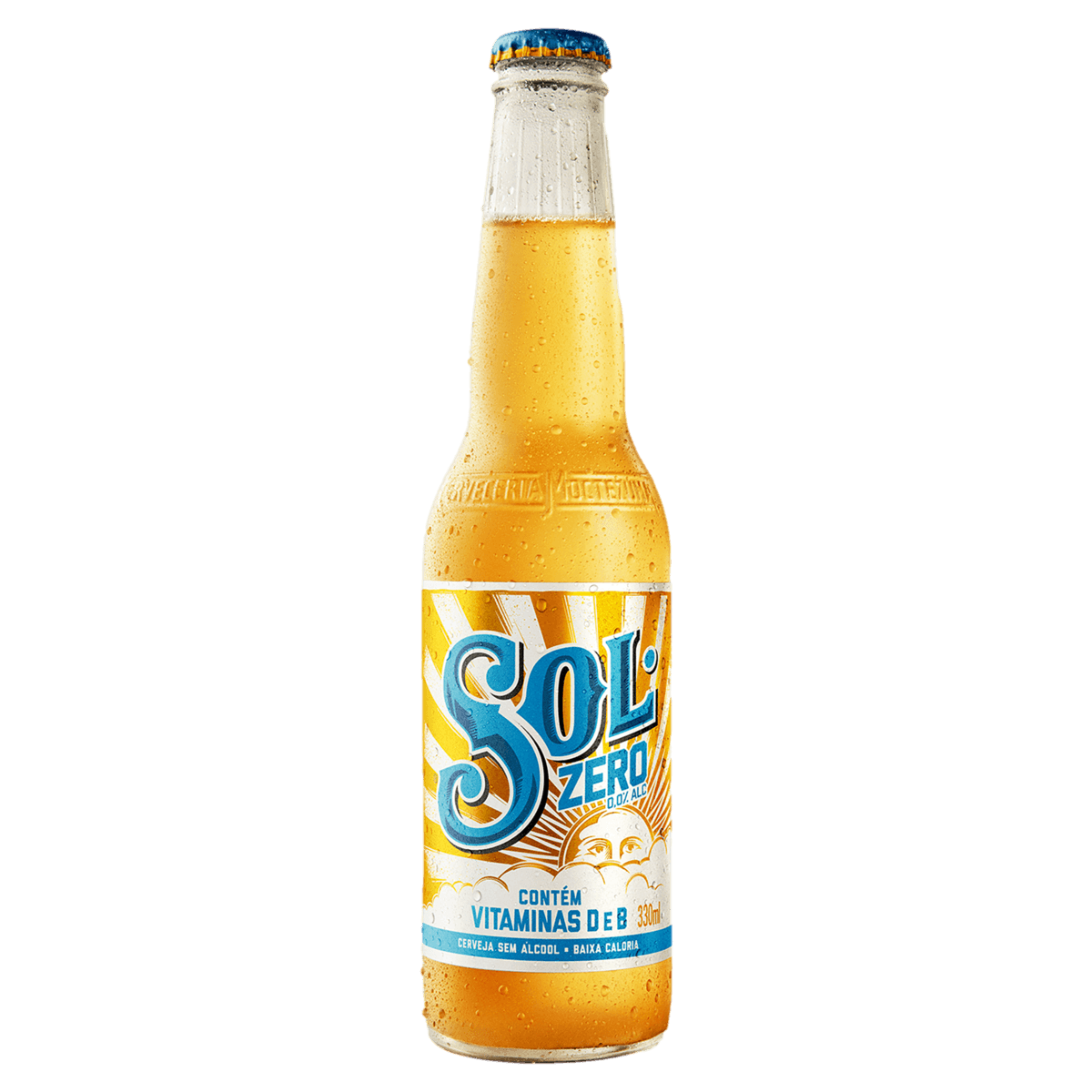 Cerveja Pilsen Zero Álcool Sol 330ml