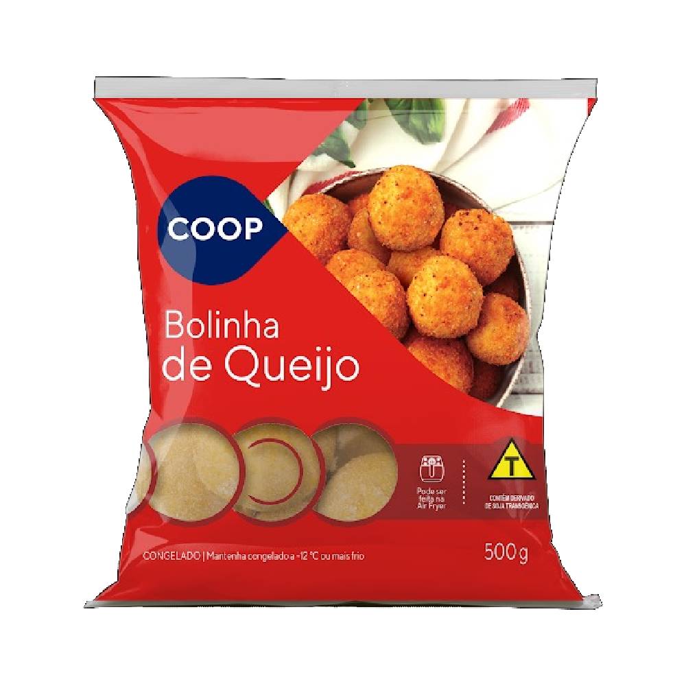 Bolinha De Queijo Congelada Coop 500G