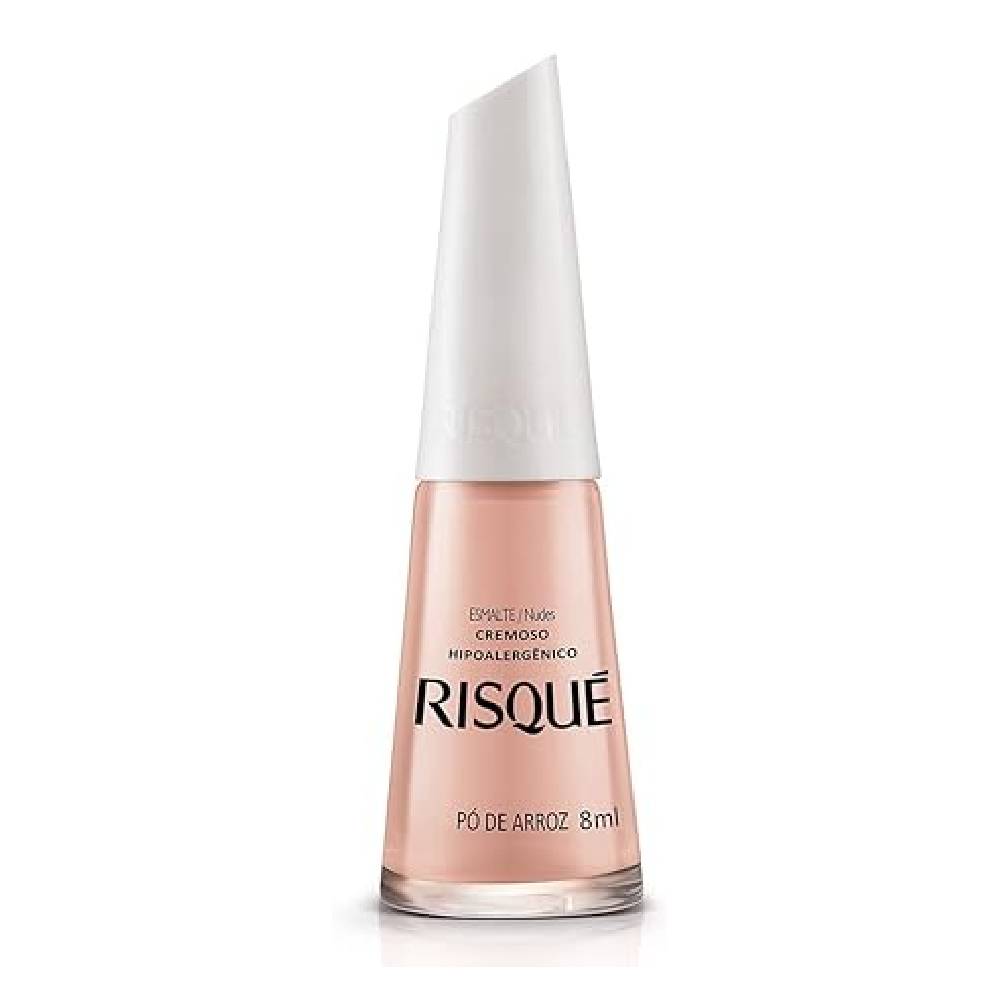 Esmalte Cremoso Pó De Arroz Risqué 8Ml