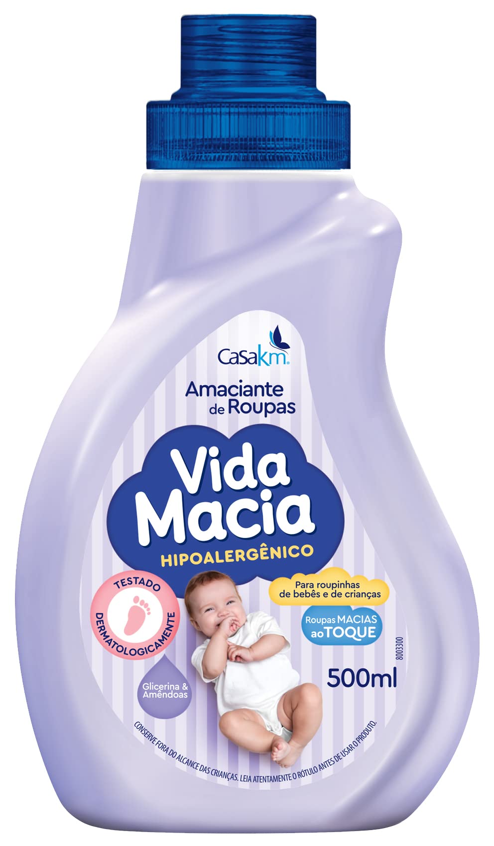Amaciante Glicerina & Amêndoas Vida Macia Casa Km 500ml