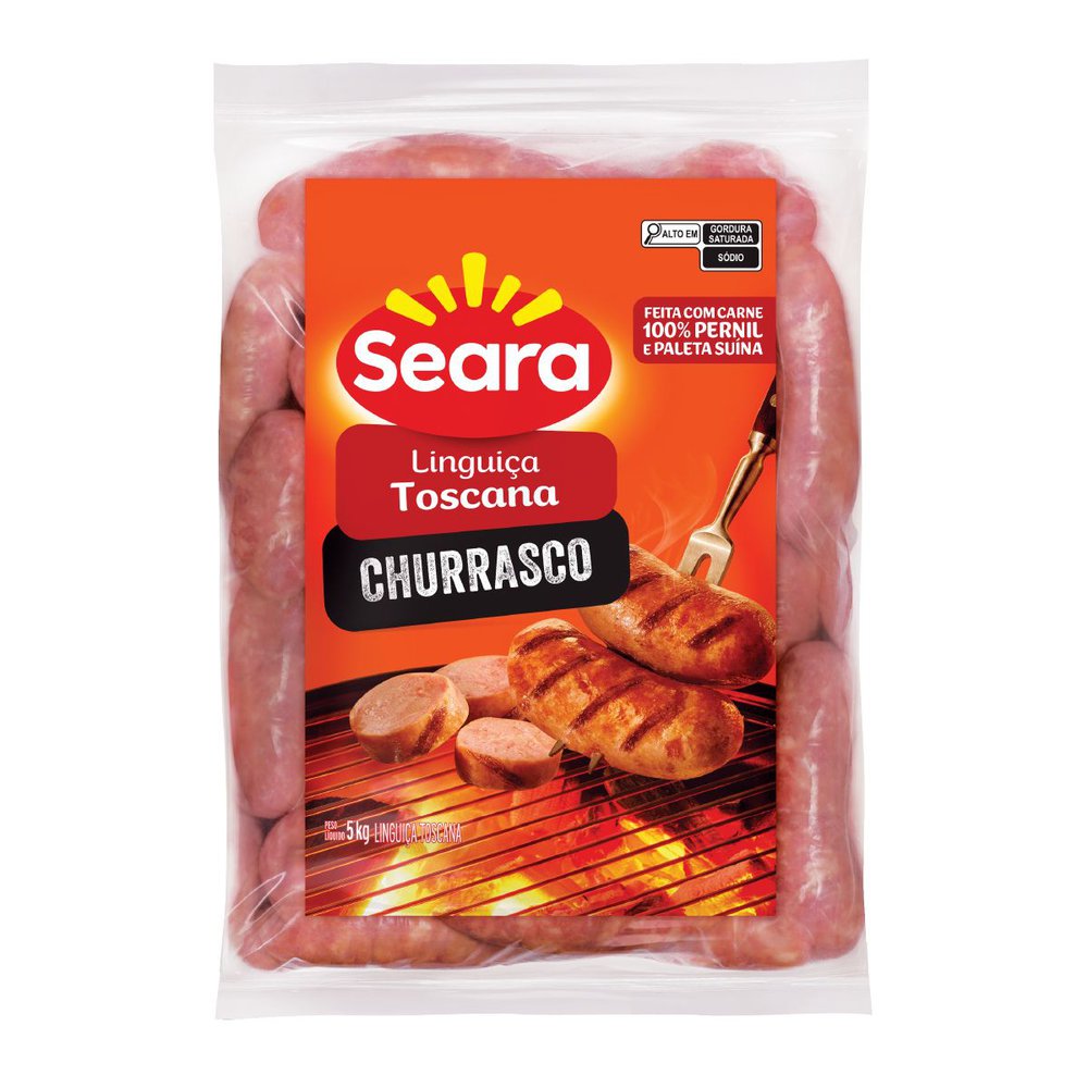 Linguiça Toscana Churrasco Seara 500g