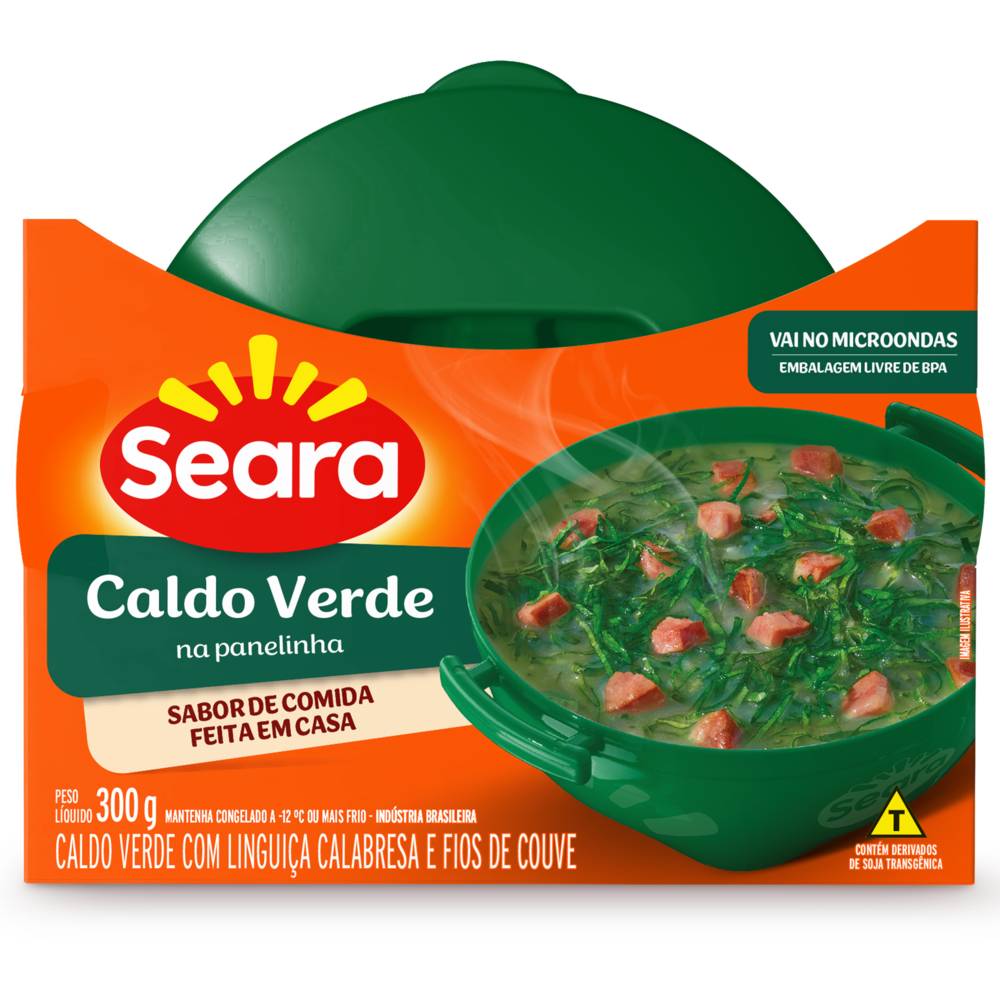 Caldo Verde com Calabresa Na Panelinha Seara 300g