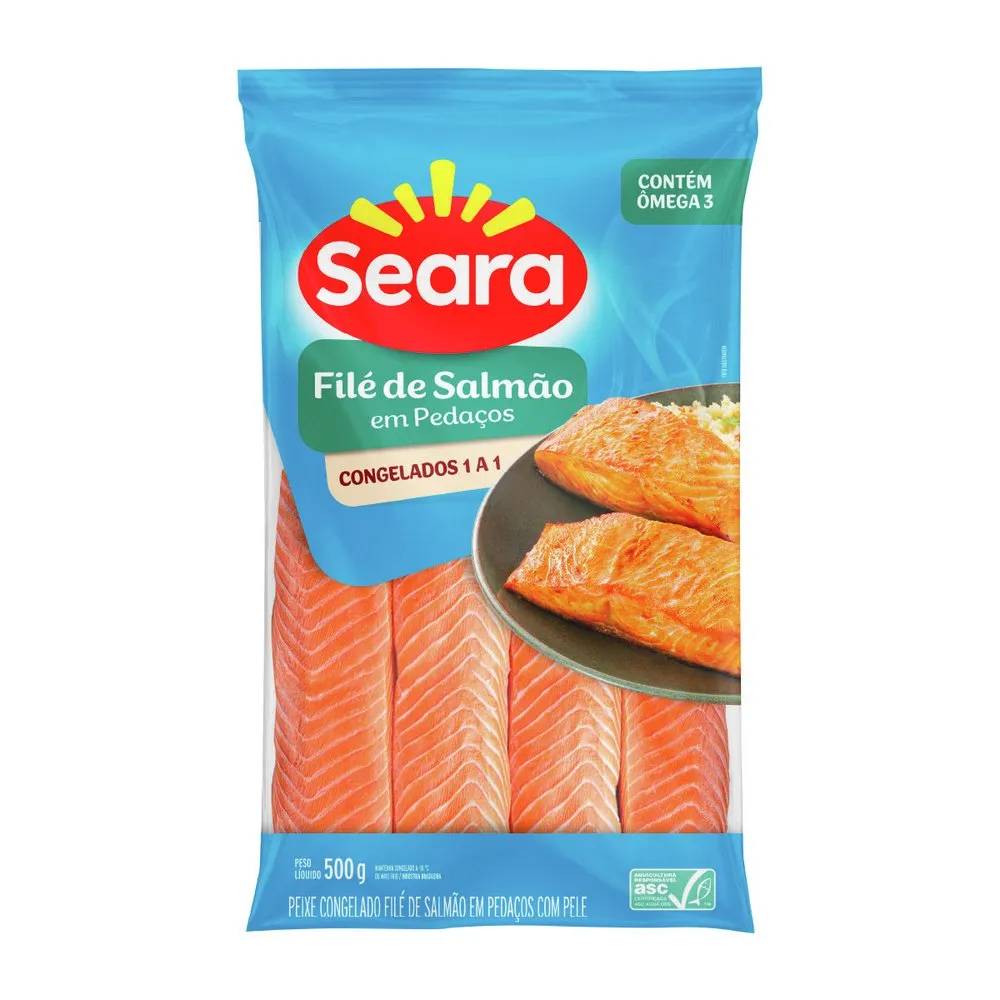 Filé De Salmão Seara 500G