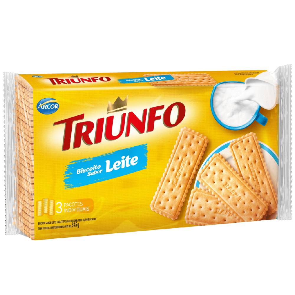 Biscoito Sabor Leite Triunfo 345G