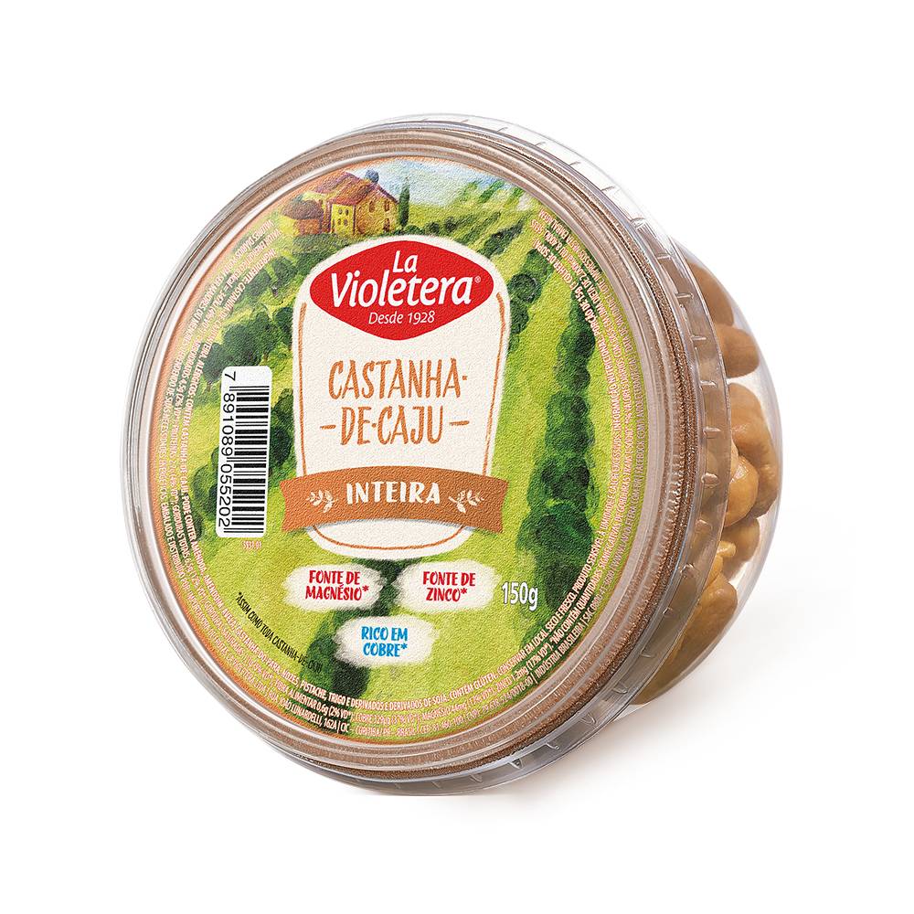 Castanha De Caju Integral La Violetera 150G