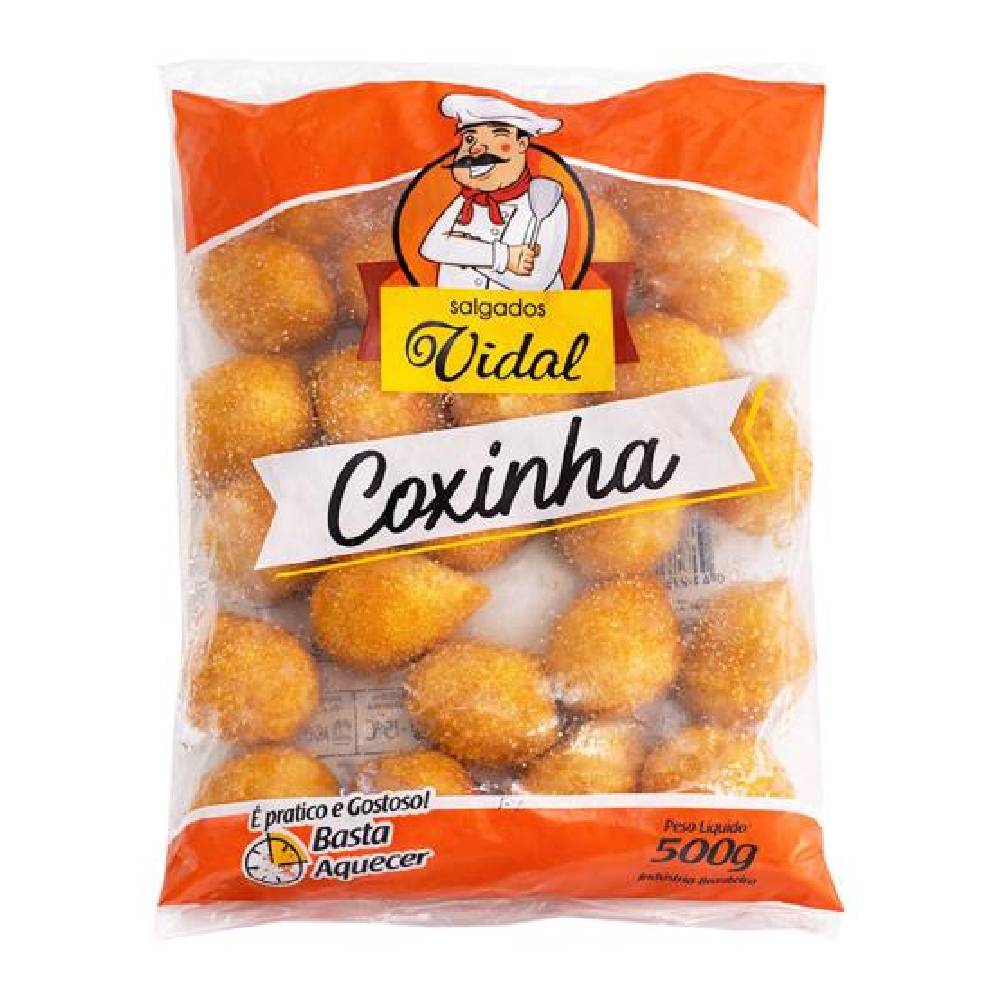 Coxinha Congelada Vidal 500G